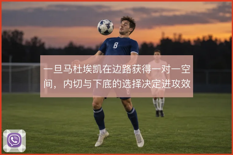 一旦马杜埃凯在边路获得一对一空间，内切与下底的选择决定进攻效率